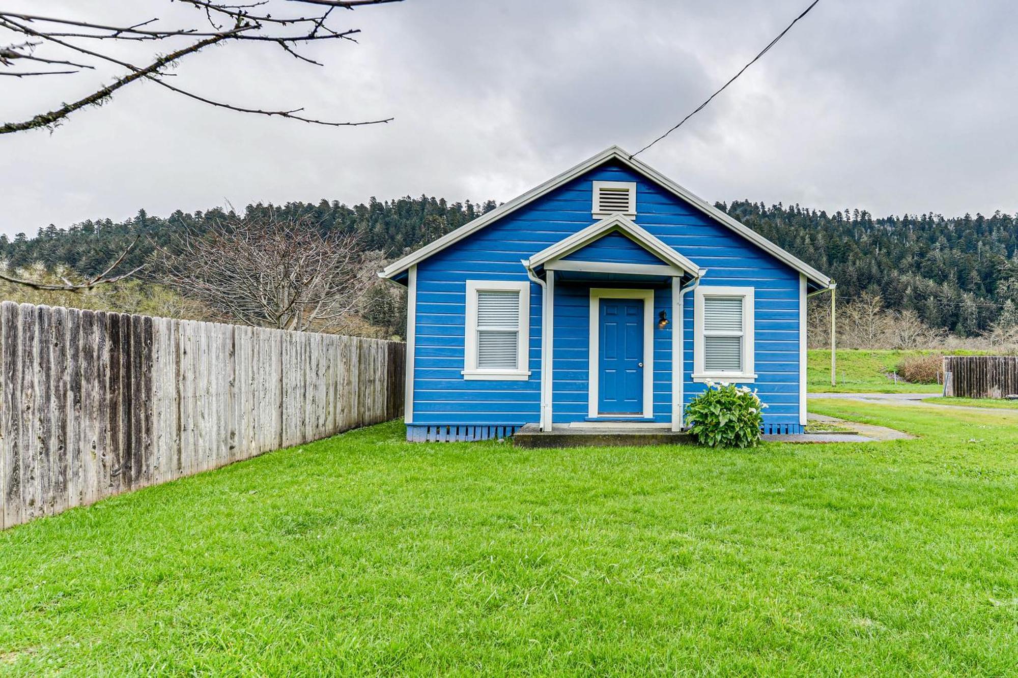 Cozy Norcal Cottage 2 Mi To Redwoods And Beaches! Orick 외부 사진