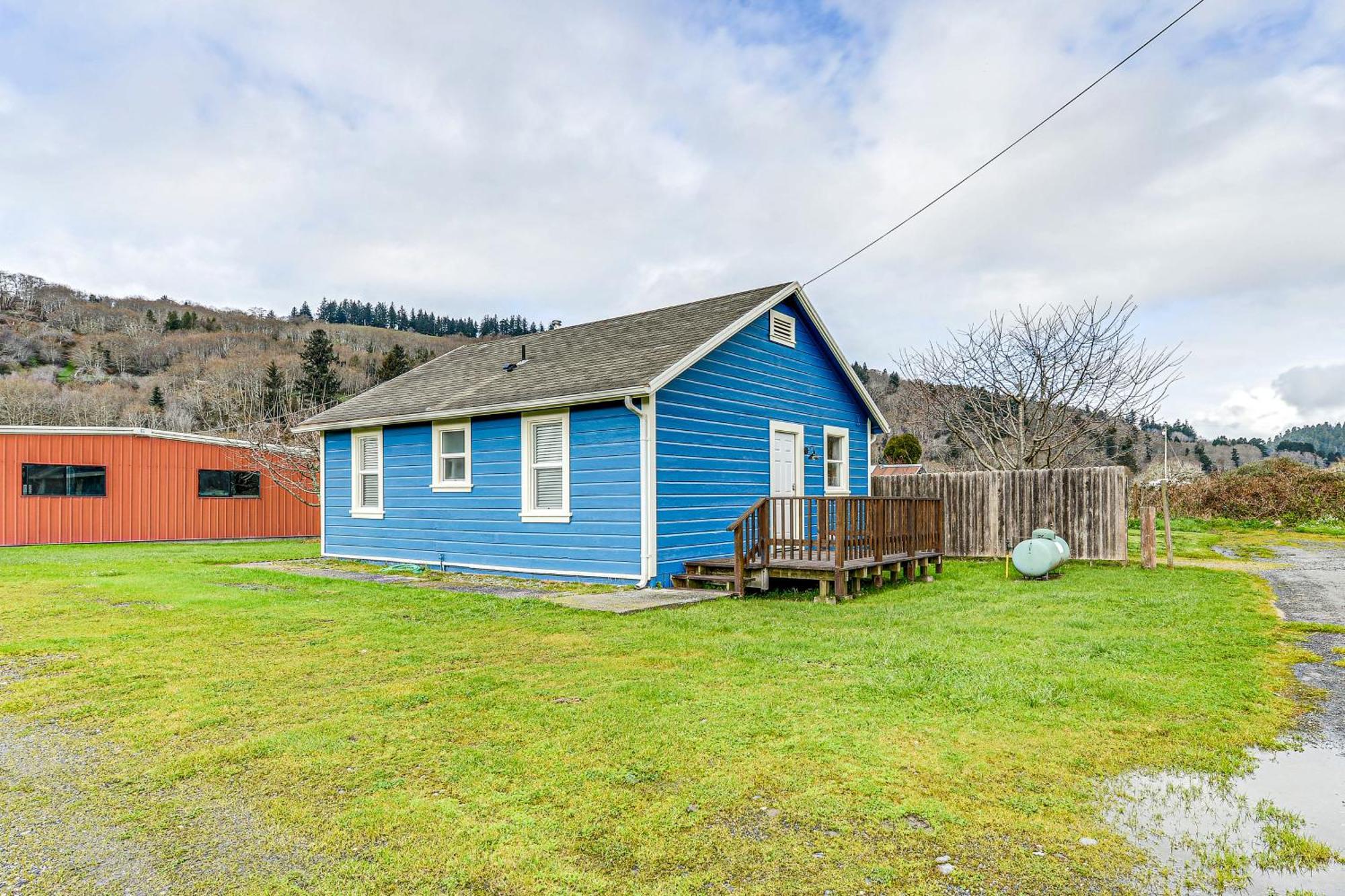 Cozy Norcal Cottage 2 Mi To Redwoods And Beaches! Orick 외부 사진