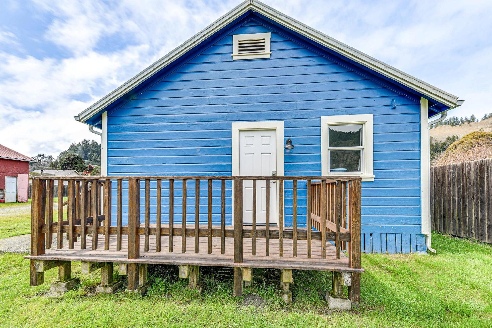 Cozy Norcal Cottage 2 Mi To Redwoods And Beaches! Orick 외부 사진